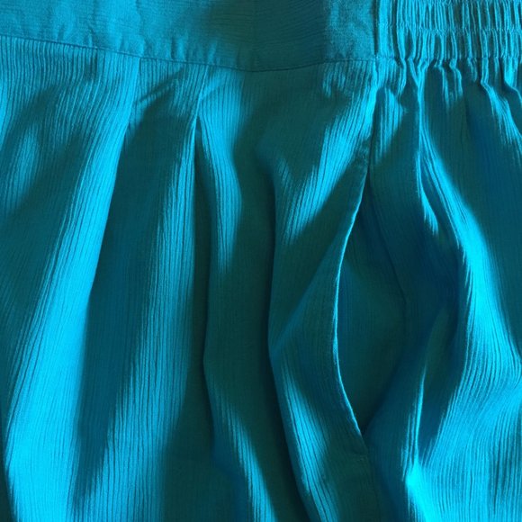 90's Embroidered Crepe High Rise Mom Shorts /Sz.14 - Picture 6 of 6